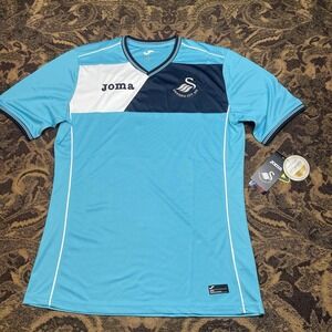 SWANSEA CITY TRAINING 2016 - 2017 SHIRT SOCCER JERSEY JOMA Mens Size Medium New